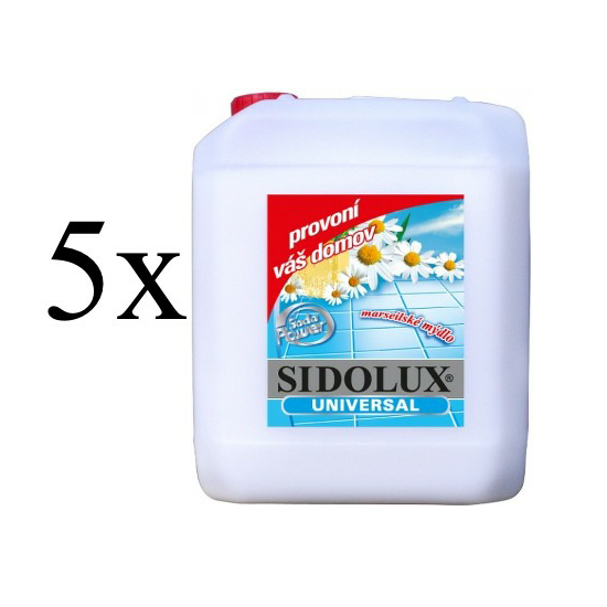 SIDOLUX UNI SODA POWER 5x5L - vůně marseillského mýdla